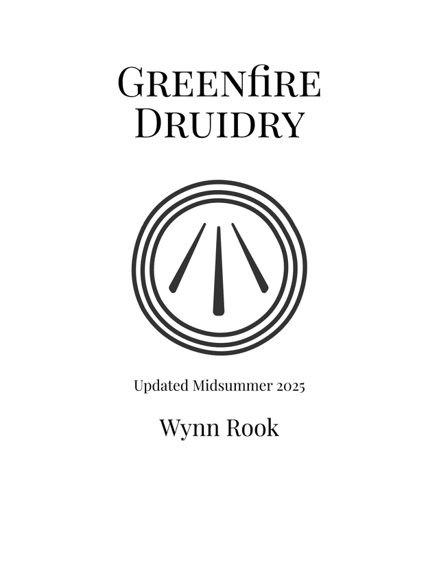 Greenfire Druidry Cover
